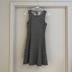 H&M Size Small Black and White Sundress